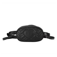 Сумка поясная OrsOro, искусственная кожа, черный