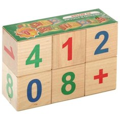 Кубики Теремок (Пелси) Веселый счет И680