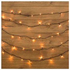 Гирлянда NEON-NIGHT Твинкл Лайт, 80 LED, 1000 см, 80 ламп, теплый белый/зеленый провод