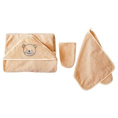 Baby Nice Комплект для купания MK232 банное 120х120 см персиковый