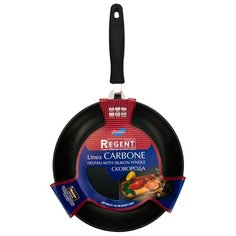 Сковорода Regent Carbone 93-W-HASF-2401 24 см, черный