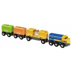Brio Поездной состав "Грузовой поезд", 33982