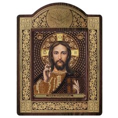 NOVA SLOBODА Набор для вышивания бисером Христос Спаситель 9 х 11 см (СН8001)