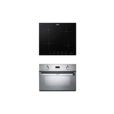 Комплект встраиваемой техники DeLonghi PIND 40 + SLM 6 RUS черный/серебристый