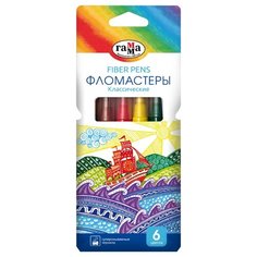 ГАММА Набор фломастеров Классические, 6 шт. (180319_09) Gamma