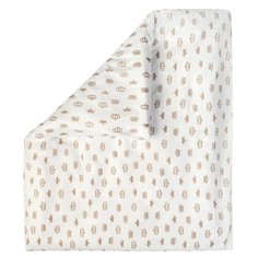 Amarobaby пододеяльник Короны (бязь) 147х112 см бежевый