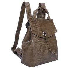 Рюкзак OrsOro, искусственная кожа, хаки