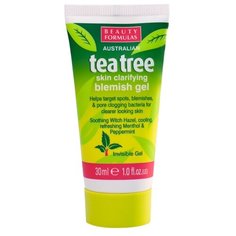 Beauty Formulas Гель Tea Tree Skin Clarifying Blemish Gel, 30 мл