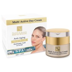 Крем Health & Beauty Dead Sea Minerals для лица дневной мультиактивный с Гиалуроновой кислотой и экстрактом икры, 50 мл