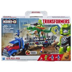 Конструктор Hasbro KRE-O Transformers A7796 Оптимус Прайм и перевозчик динозавра