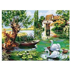 Paintboy Картина по номерам "На пруду" 30х40 см (EX5289)
