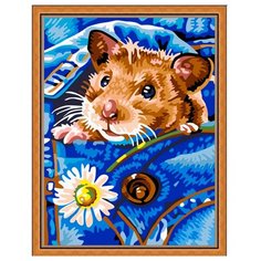 Цветной Картина по номерам "Хомяк" 30х40 см (ME094)