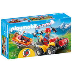 Набор с элементами конструктора Playmobil Action 9130 Квадроцикл горных спасателей