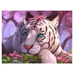Paintboy Картина по номерам "Голубоглазый бенгальский тигр" 40х50 см (GX24334)