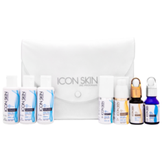 Icon Skin набор №4 Совершенная кожа 360° travel size для коррекции тяжелой степени акне 7 средств