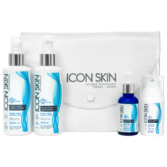 Icon Skin набор №1 Преображение для лечения акне лёгкой степени 4 средства