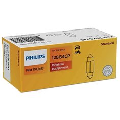 Лампа автомобильная накаливания Philips 12864CP C5W 5W 10 шт.
