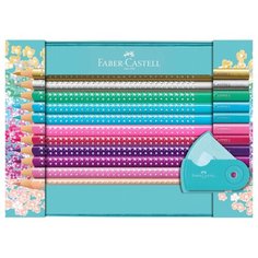 Faber-Castell Карандаши цветные Sparkle, 20 цветов + точилка (201641)