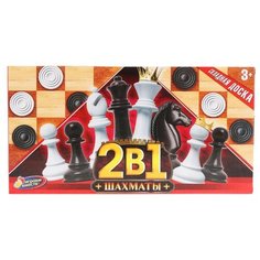 Играем вместе 2 в 1 Шахматы, шашки