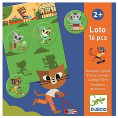 Настольная игра DJECO лото Смешные животные