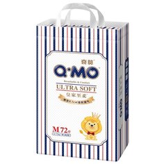 Q-MO подгузники Ultra Soft M (6-11 кг) 72 шт.
