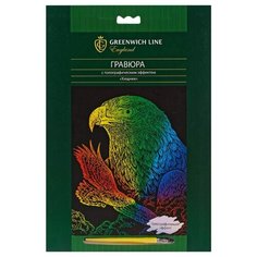 Гравюра Greenwich Line Хищник EA_22573 цветная основа с голографическим эффектом