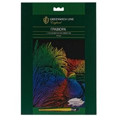 Гравюра Greenwich Line Утки EA_22571 цветная основа с голографическим эффектом