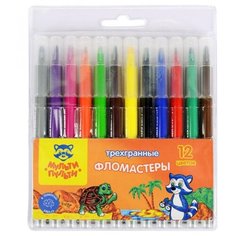 Мульти-Пульти Набор фломастеров Енот на Сейшелах (WP_11632), 12 шт.