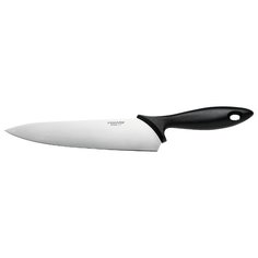 FISKARS Нож поварской Essential 21 см серебристый/черный