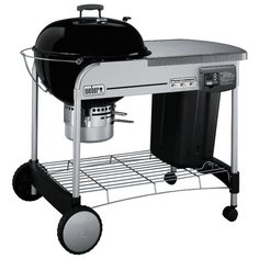 Угольный гриль Weber Performer Deluxe GBS Gourmet, 118,5х75х112 см, черный