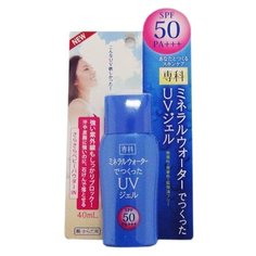 Shiseido Senka солнцезащитный гель на основе минеральной воды SPF 50 40 мл