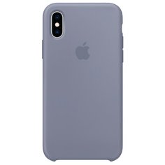 Чехол-накладка Apple силиконовый для iPhone XS темная лаванда