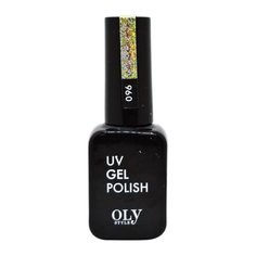 Гель-лак для ногтей Olystyle UV Gel Polish, 10 мл, оттенок 096 золотой глиттер