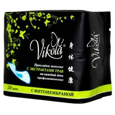 Vikola прокладки ежедневные С экстрактами трав на каждый день 20 шт.