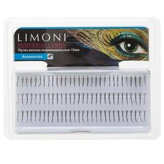 Limoni Пучки ресниц Individual Lashes 12 мм черные