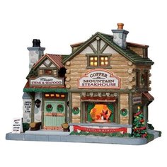 Фигурка Lemax Закусочная в горах 15.8 х 19.5 х 11.3 см зеленый/серый/бежевый