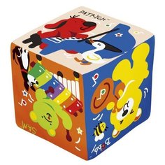 Развивающая игрушка Ks Kids Музыкальный кубик синий/желтый/фиолетовый