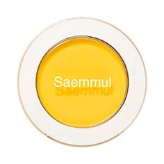 The Saem Тени для век Saemmul Single Shadow Matt YE03 Lemon Candy Yellow