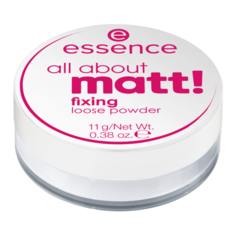 Essence пудра All about matt! рассыпчатая матирующая прозрачная
