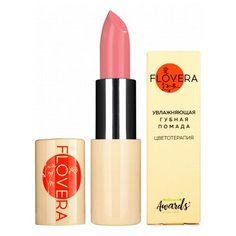Flovera помада для губ Nudes увлажняющая, оттенок 06 розовый блестящий нюд