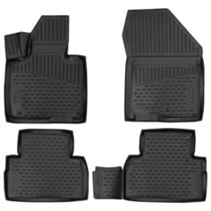 Комплект ковриков ELEMENT 3D01995210 Hyundai Santa Fe 4 шт. черный
