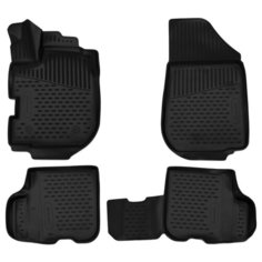 Комплект ковриков ELEMENT 3D4151210k Renault Sandero 4 шт. черный