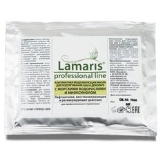 Lamaris Альгинатная моделирующая маска для подтягивания шеи и декольте с морскими водорослями и миоксинолом, 30 г
