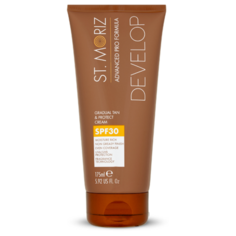 Крем для автозагара St.Moriz Advanced Pro Formula Develop Gradual Tan & Protect с эффектом постепенного загара и с защитой от солнца SPF 30 175 мл