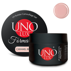 Гель UNO Forma Gel камуфлирующий для моделирования, 50 г caramel beige