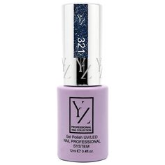 Гель-лак для ногтей Yllozure Nail Professional System, 12 мл, оттенок 321 искристый морской