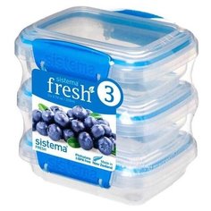 Sistema Набор контейнеров Fresh 200мл 921523 синий