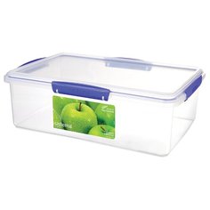 Sistema Контейнер Klip It Rectangle 1870 прозрачнй/синий