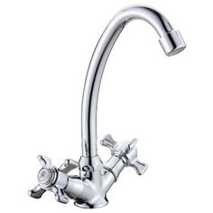 Смеситель для кухни (мойки) OSGARD Roxen 71076 двухрычажный хром