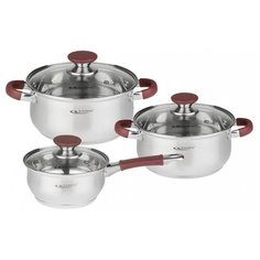 Набор посуды Катунь Берта KT15-B серебристый Katun